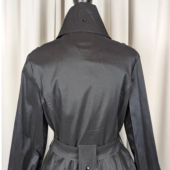 Joseph Ribkoff Black Trench Coat - Picture 12 of 16